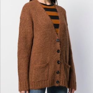 Re/done sienna color cardigan.